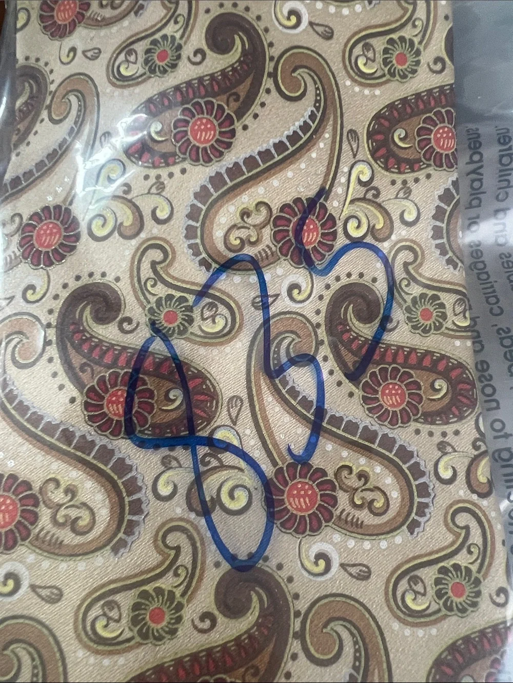 Ermenegildo Zegna Mens 100% Silk Neck Tie Gold Bronze Paisley Made in Italy